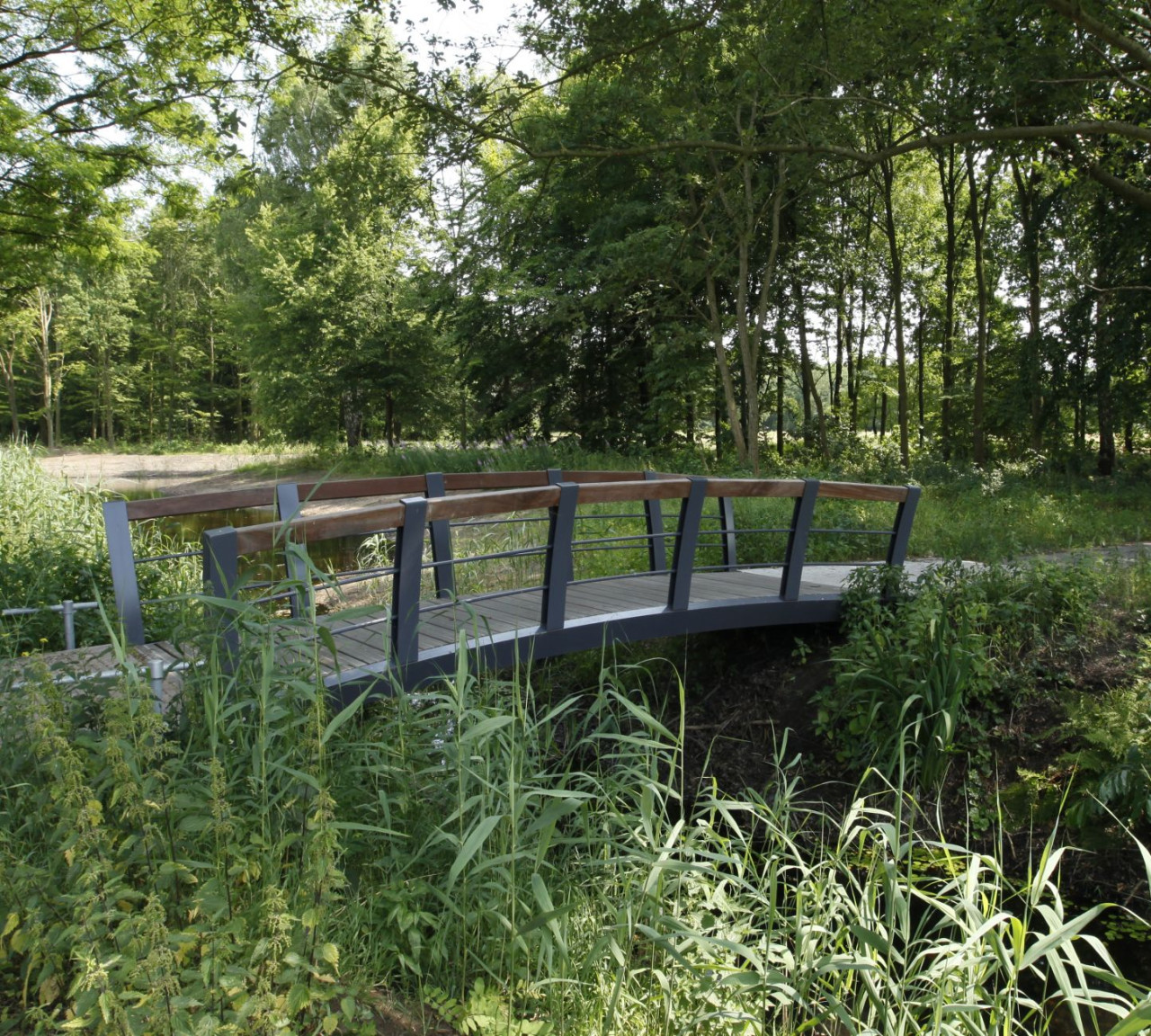 Voetgangersbrug parkbrug